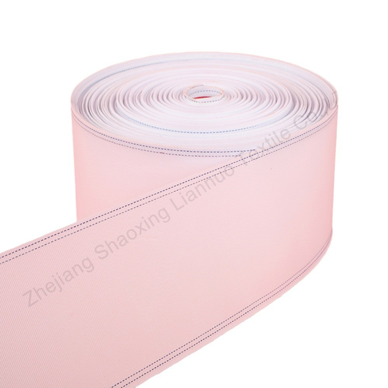 Lian nuo Textile Curea pentru perdele, lățime 10 cm, bandă perforată cu patru linii albastre, bandă plisată coreeană, accesorii pentru perdele de înaltă calitate