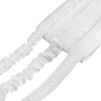 Meet 30 m panglică pentru plierea perdelelor cu 150 cârlige, pentru perdele DIY, panglică PP