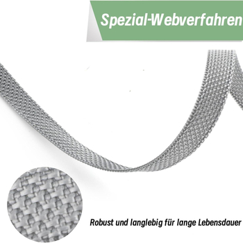 Bandă din nylon de 5 m x 14 mm pentru jaluzele rulante, protecție UV și rezistență ridicată la rupere, pentru rulouri și mașini de înfășurat