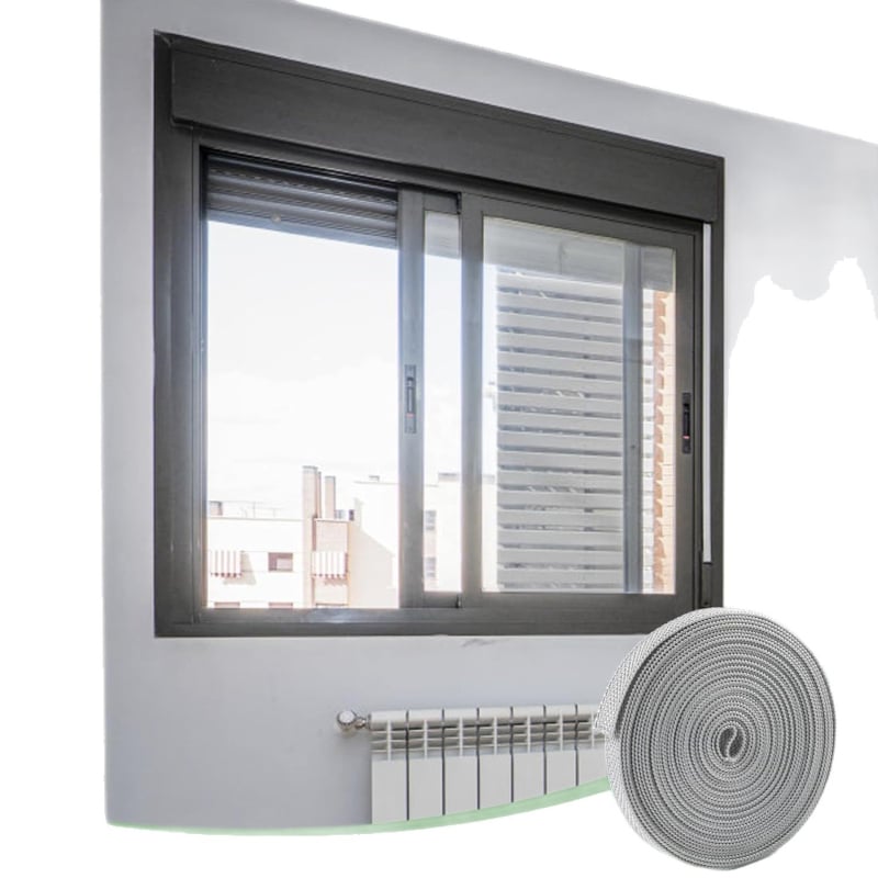 Bandă din nylon de 5 m x 14 mm pentru jaluzele rulante, protecție UV și rezistență ridicată la rupere, pentru rulouri și mașini de înfășurat