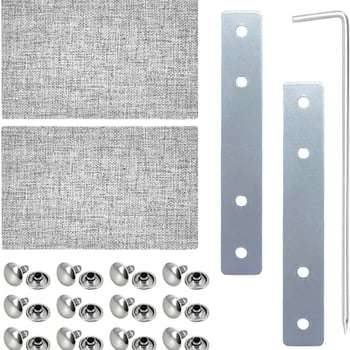 Kit de reparare a webbing-ului pentru rulouri cu placă de întărire din oțel inoxidabil