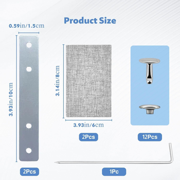 Kit de reparare a webbing-ului pentru rulouri cu placă de întărire din oțel inoxidabil