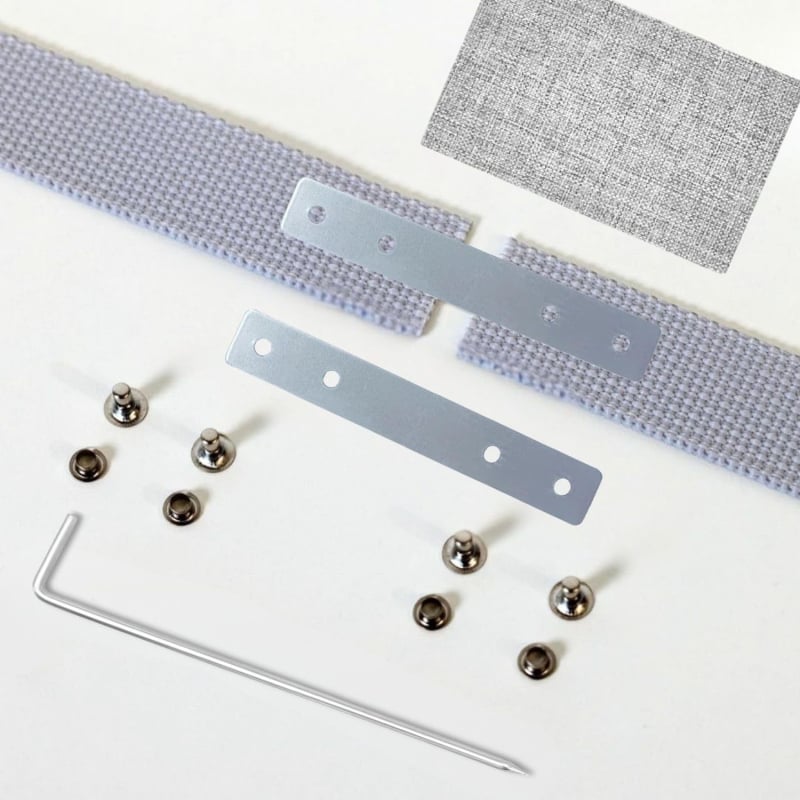Kit de reparare a webbing-ului pentru rulouri cu placă de întărire din oțel inoxidabil