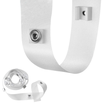 Gordină transparentă din PVC cu șină serpentină, suspensie, accesorii pentru bandă de alunecare