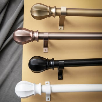 Bară pentru perdele din aluminiu, design modern de lux, grosime sporită, stil roman, negru și alb, pentru șine simple sau duble, suporturi pentru dormitor