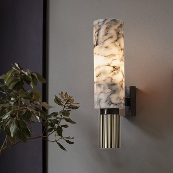 Lampa de perete în stil chinezesc nou, cu textură piatră nor pentru sufragerie, dormitor și birou — lampă de hol și lampă de noptiere, design