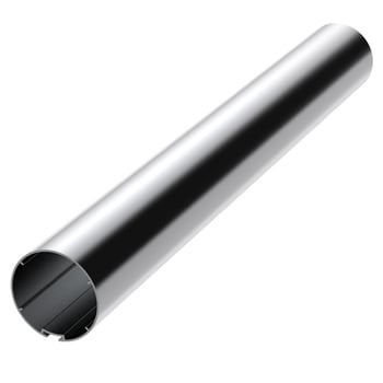 Tub rulare din aliaj de aluminiu, canală 38/43, accesorii pentru perdele, culoare naturală