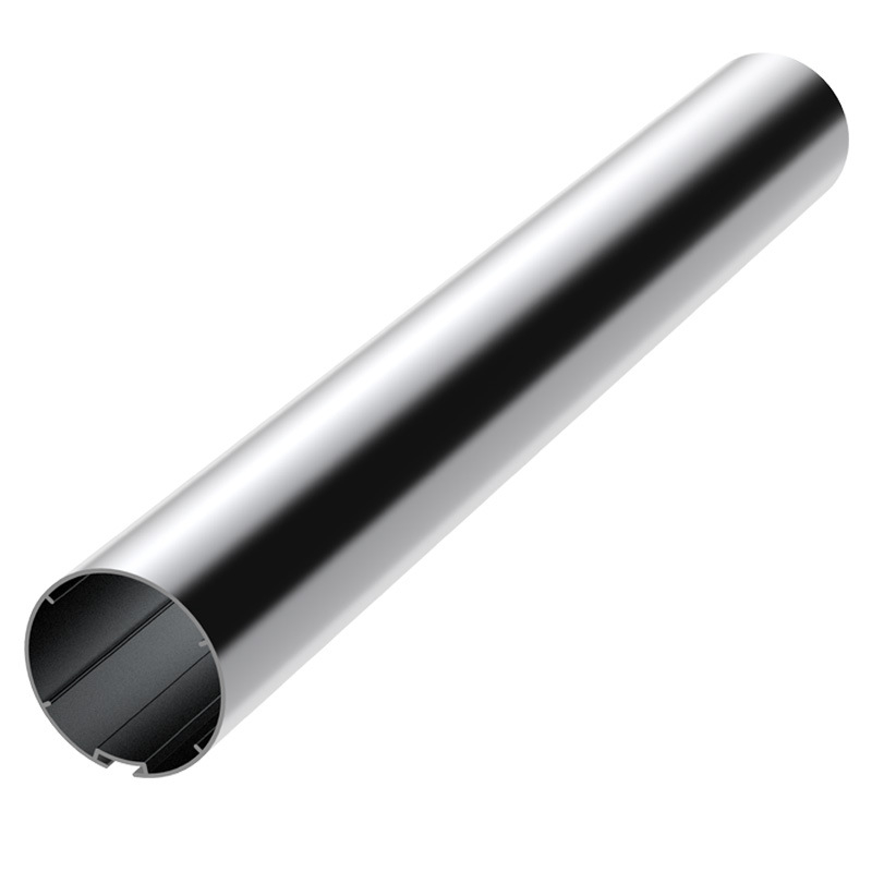 Tub rulare din aliaj de aluminiu, canală 38/43, accesorii pentru perdele, culoare naturală