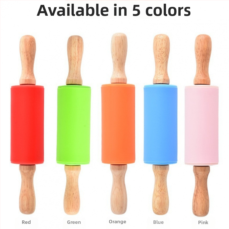 Mini szilikon nyújtófa, élelmiszer-minőségű, nem tapad