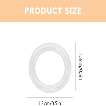 Accesorii pentru perdele, șnur alb 1,8 mm, 50 m, inele romane transparente, 100 buc