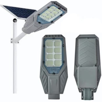 Lampa solară LED pentru exterior, 100W, IP65 impermeabilă, lampă de perete pentru exterior, tip inginerie