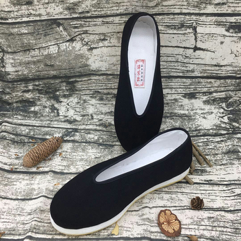 Pantofi de pânză pentru bărbați, casual, cusuti manual, respirabili, partea superioară din bumbac, talpă cu straturi multiple.