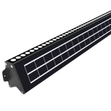Lumină de perete solară pentru exterior, iluminat de perete impermeabil, iluminare de zid pentru grădină, realizată la comandă