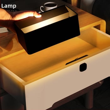 Lampă de perete cu senzor, reîncărcabilă, design modern, pentru dormitor, lângă pat, hol și scară – iluminare de noapte