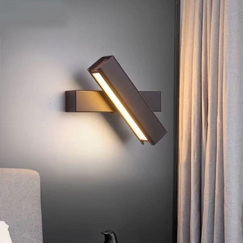 Lampa de perete rotativă pentru dormitor și sufragerie, iluminare ambientală, design minimalist modern