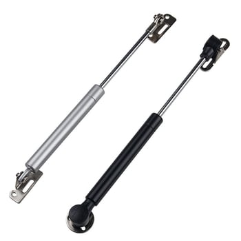Bară hidraulică de susținere pentru uși de dulap, neagră, telescopic pentru mobilier