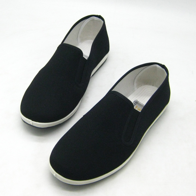 Jingye Hong pantofi de pânză roșii pentru bărbați — pantofi slip-on stil militar pentru condus, anti-alunecare, rezistenți la uzură, confortabili și respirabili