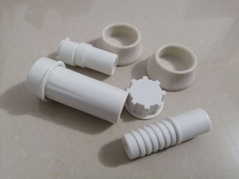 Tub extern de 25 mm cu închidere pentru bara de uscat haine, husă de protecție pentru tijă, tijă telescopică de susținere, capac inferior pentru bara de perdea și pentru bara de duș, accesorii din plastic