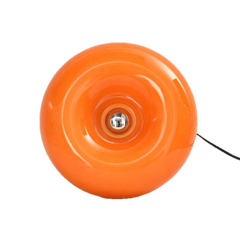 Lampă din sticlă în formă de donut – lampă de noapte, lampă de birou și lampă de perete