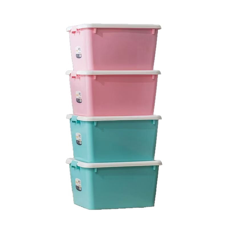 Casetă de depozitare Camellia, din plastic, 50L, pentru haine, dormitor, model C28004