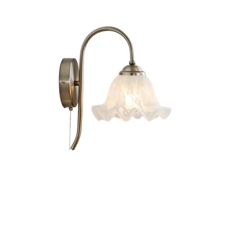 Lampa de perete franțuzească vintage, stil crem retro, pentru dormitor și sufragerie