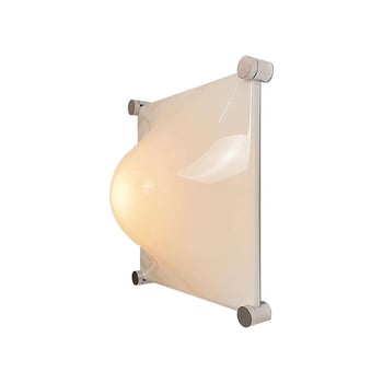 Lampa de perete Bolla crem, stil retro, iluminare decorativă pentru dormitor și sufragerie