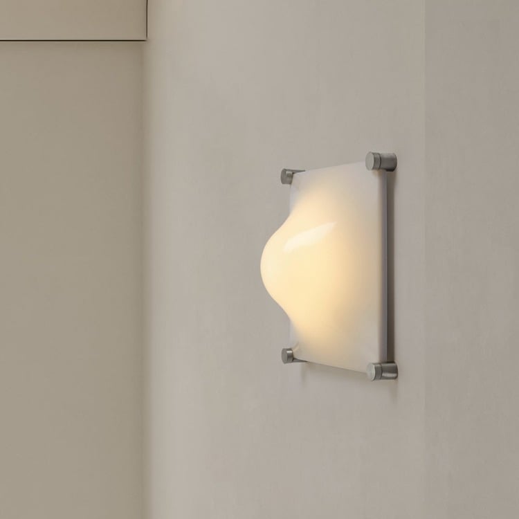 Lampa de perete Bolla crem, stil retro, iluminare decorativă pentru dormitor și sufragerie