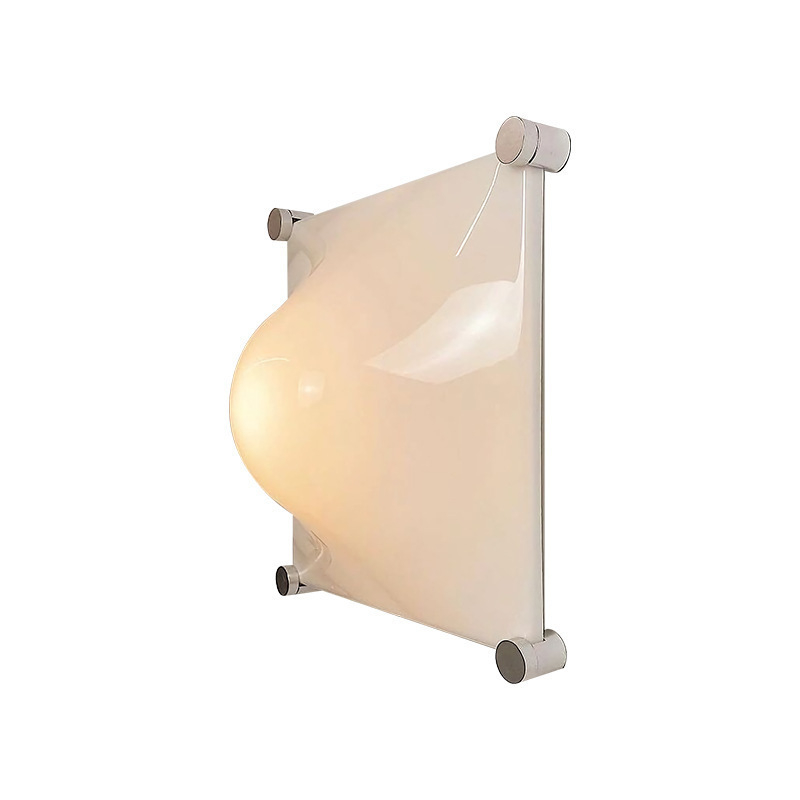 Lampa de perete Bolla crem, stil retro, iluminare decorativă pentru dormitor și sufragerie
