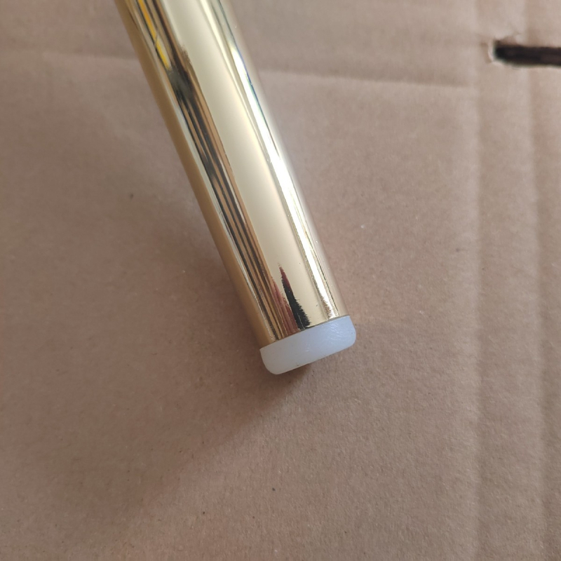 Picioare de canapea aurii, țevi conice, stil modern minimalist, înălțime reglabilă