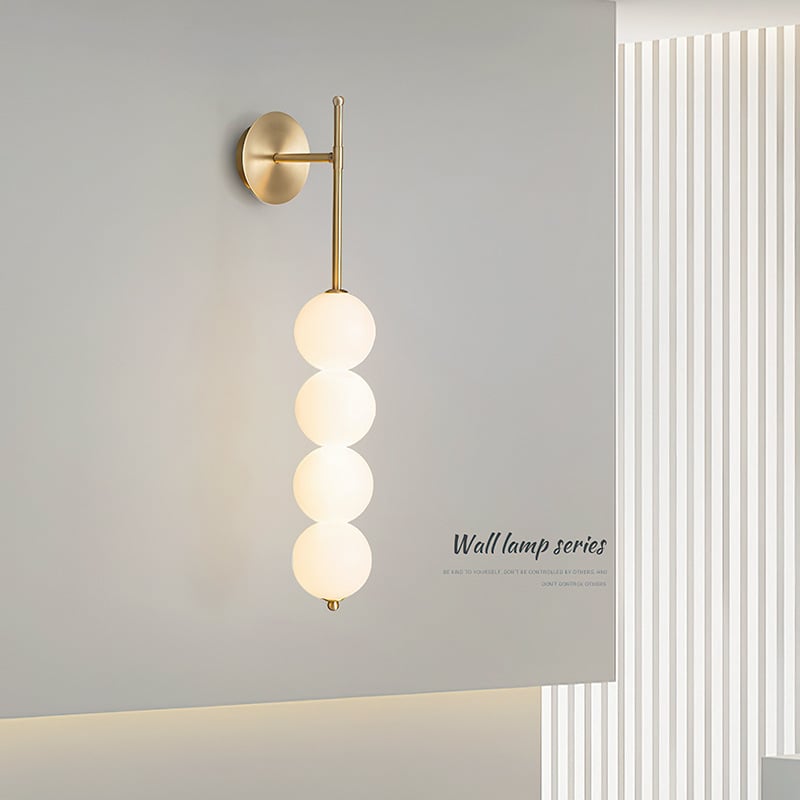 Lampă de perete crem, stil nordic, pentru dormitor și sufragerie, iluminare LED decorativ