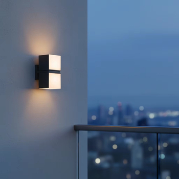 Lumină de perete LED din aluminiu pentru exterior, IP65, rezistent la apă, design minimalist, potrivit pentru ușă, stâlp și balcon, stil vintage