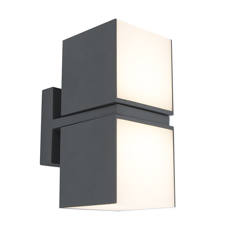 Lumină de perete LED din aluminiu pentru exterior, IP65, rezistent la apă, design minimalist, potrivit pentru ușă, stâlp și balcon, stil vintage