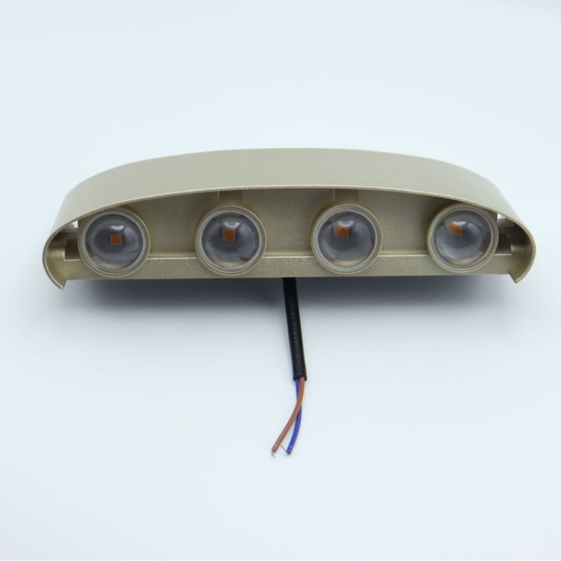 Lampă de perete LED pentru exterior, impermeabilă, cu două capete, iluminare sus-jos, RGB, lampă ambientală creativă pentru exterior