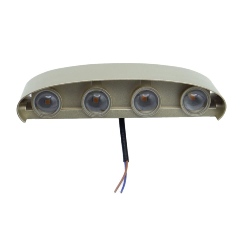 Lampă de perete LED pentru exterior, impermeabilă, cu două capete, iluminare sus-jos, RGB, lampă ambientală creativă pentru exterior