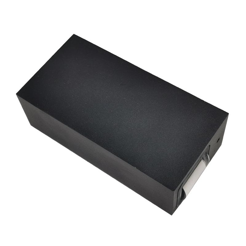 Aplică de exterior din aluminiu, LED, iluminare sus-jos, design modern minimalist, corp dreptunghiular