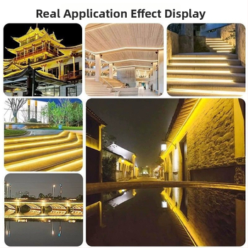 Bandă LED COB 220V, tensiune înaltă – impermeabilă, pentru tavanul sufrageriei și utilizare în exterior