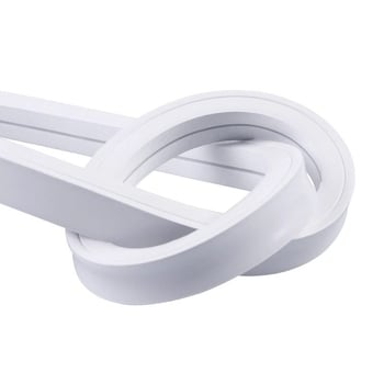 Bandă LED din silicon flexibil, bandă de iluminat încastrată, 12/24/220 V, IP65, 120 LED-uri (2835)