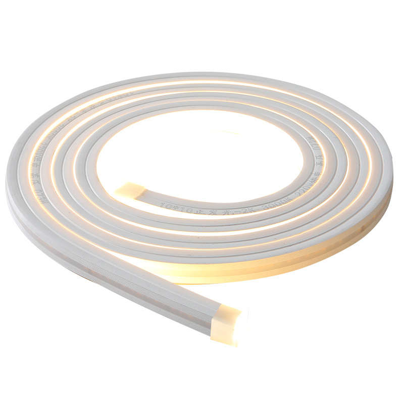 Bandă LED din silicon, 24V, impermeabilă, flexibilă, pentru montaj în tavan interior și pentru exterior