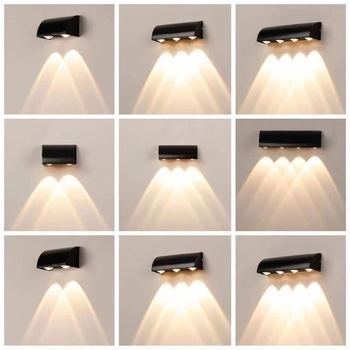 Lampa de perete LED, impermeabilă, design minimalist, pentru interior și exterior — holuri, coridoare, dormitor sau sufragerie