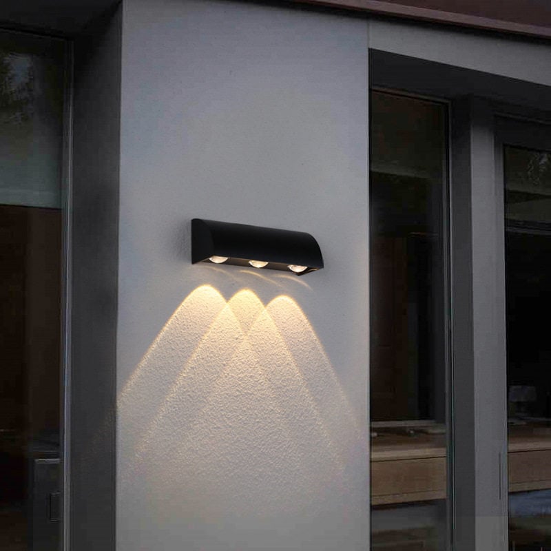 Lampa de perete LED, impermeabilă, design minimalist, pentru interior și exterior — holuri, coridoare, dormitor sau sufragerie