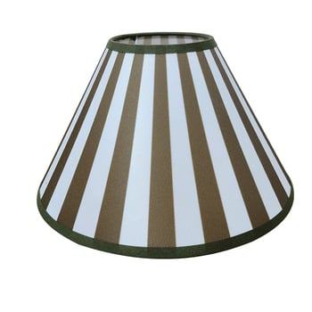 Abajur personalizat pentru lampă de podea în stil american modern, din țesătură, formă conică și dungi verticale