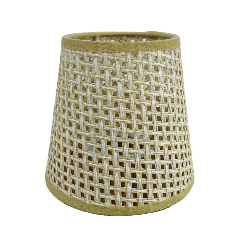 Abajur textil gri pentru lampă de birou și lampă de perete, stil wabi-sabi