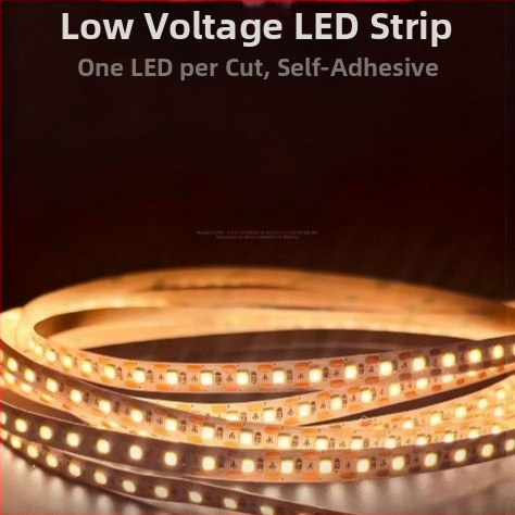 24V RGB LED pásik, 2835 LED diód, dvojfarebná teplota, samolepiaci, ultra jasné lineárne svetlo, bez blikania, inteligentné nastavenie