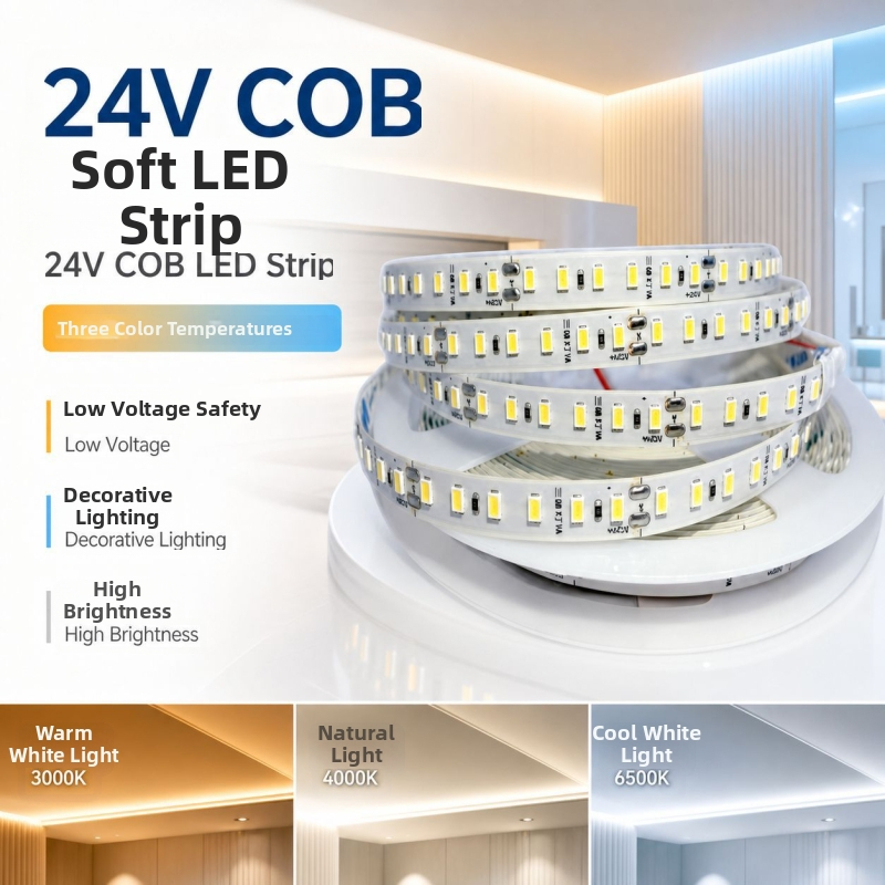 24V LED pásik na dekoráciu stropu a schodov, 2835 LED, 320 LED/m, nie je vodeodolný, životnosť 50 000 h