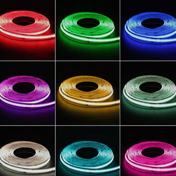 Bandă LED COB pentru sufragerie - autoadezivă din silicon flexibil, montaj pe plafon, 220V, fără driver, iluminare ambientală interioară