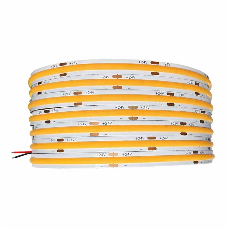 Bandă LED COB pentru sufragerie - autoadezivă din silicon flexibil, montaj pe plafon, 220V, fără driver, iluminare ambientală interioară