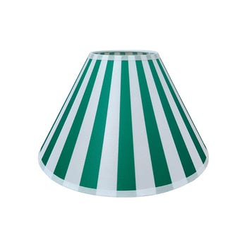 Abajur textil în formă de pălărie, cu dungi verticale, în stil american modern, pentru lămpi de podea, lămpi de birou și lămpi suspente.