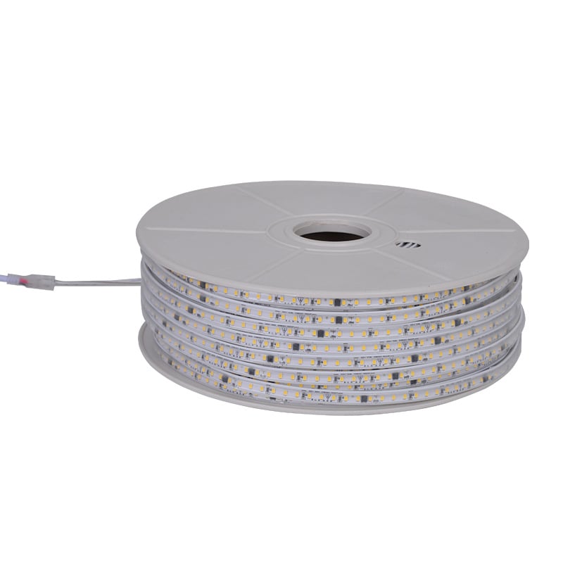 Bandă LED autoadezivă, 220V, LED-uri 2835, reglabilă, pentru interior, neimpermeabilă, fără transformator