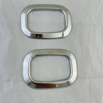 Ramă și capac pentru lumina laterală Toyota RAV4 Vios, 03-07, ABS, argintiu electroplatinat