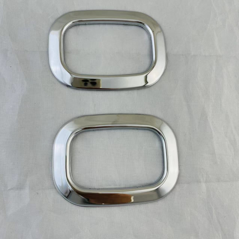 Ramă și capac pentru lumina laterală Toyota RAV4 Vios, 03-07, ABS, argintiu electroplatinat